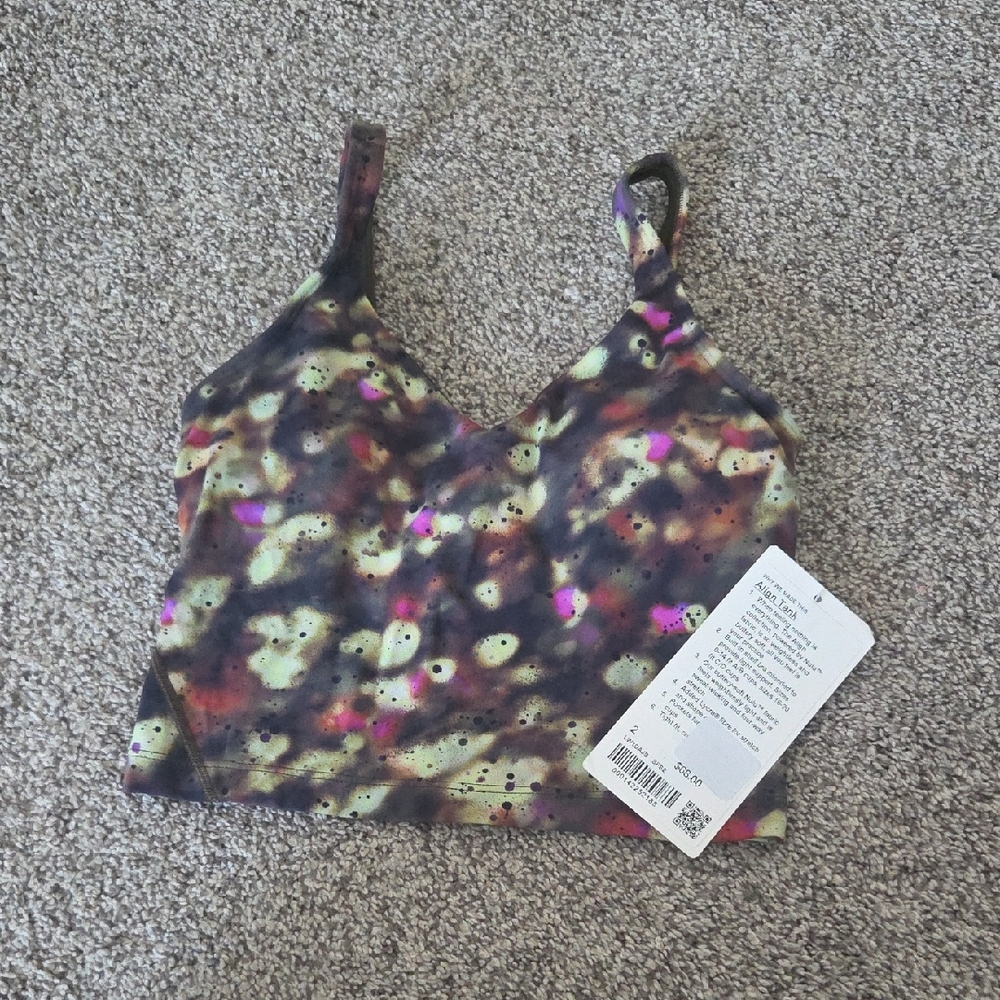 Lululemon Multicolor Tie-Dye Crop Top
